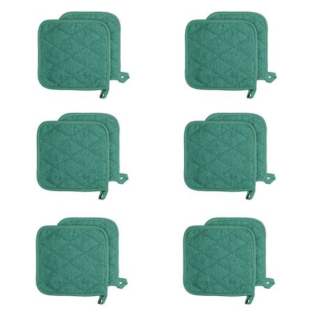 Monarch Brands Pot Holders - Green, 12PK PNP-POT-GREEN